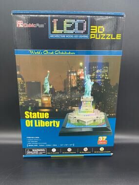 Statue of Liberty New York NIB 3D LED Puzzle by Cubic Fun
